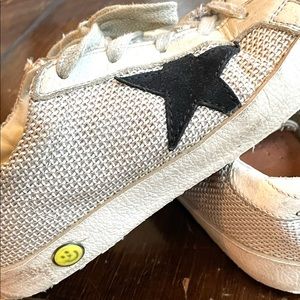 Golden Goose Super-Star sneakers in hi-tech fabric with nubuck star